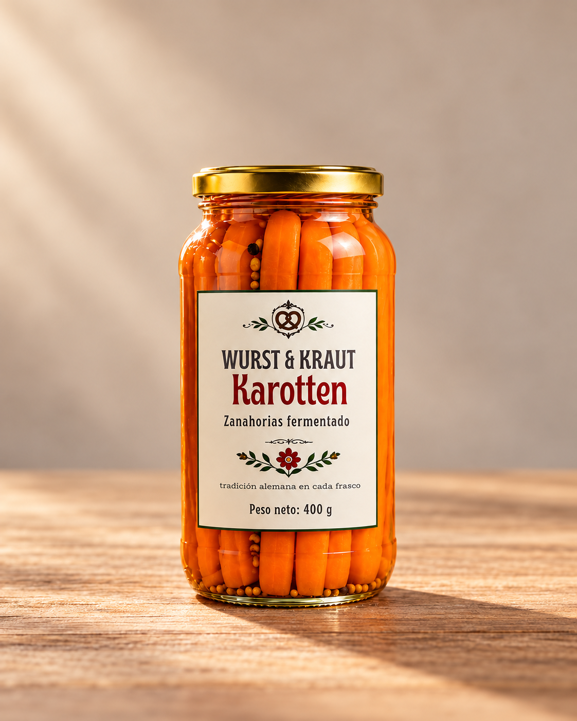 Frasco de karotten WURST und KRAUT 400 g